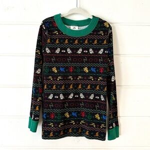 Hanna Andersson x Harry Potter Long Sleeve 100% Organic Cotton Pajama Top Sz 6-7